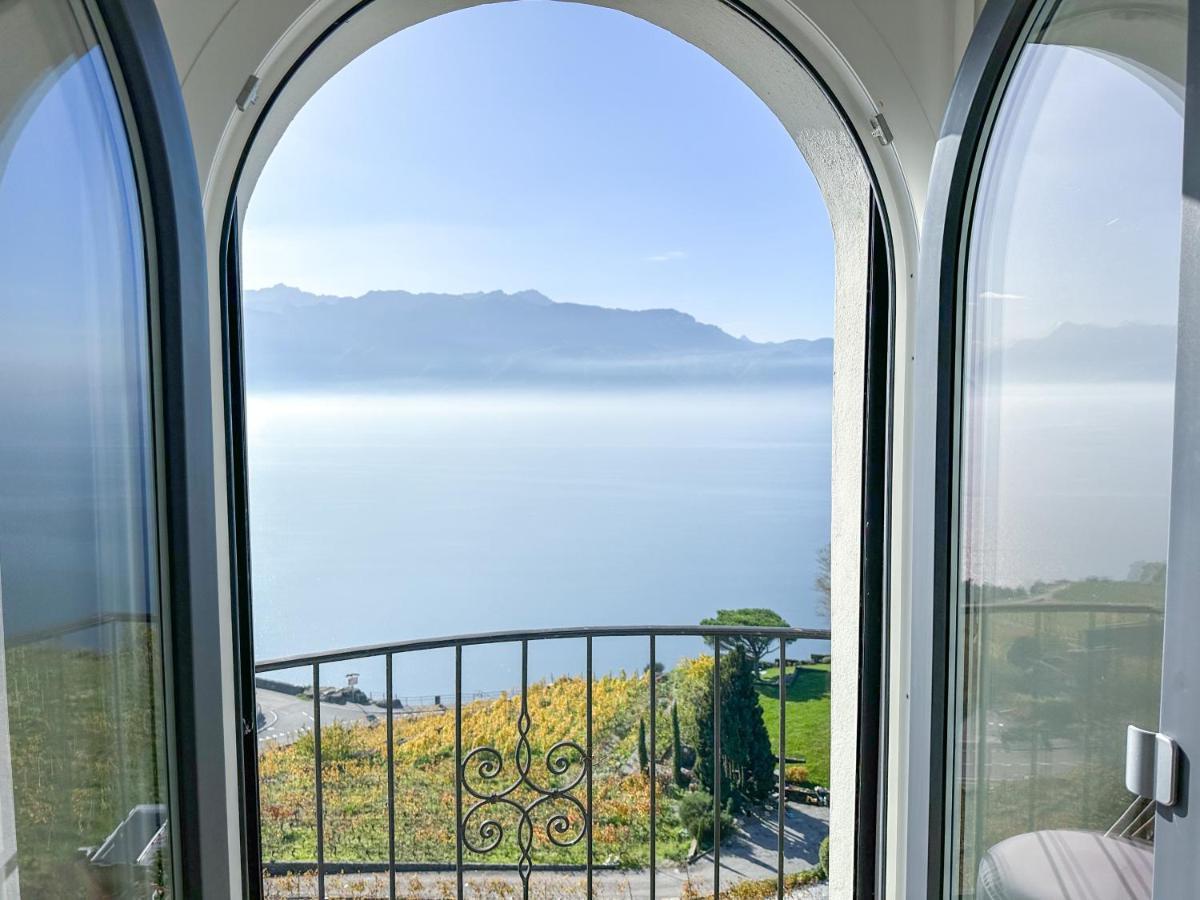 Room With 360° View Overlooking Lake Geneva And Alps Puidoux Eksteriør billede