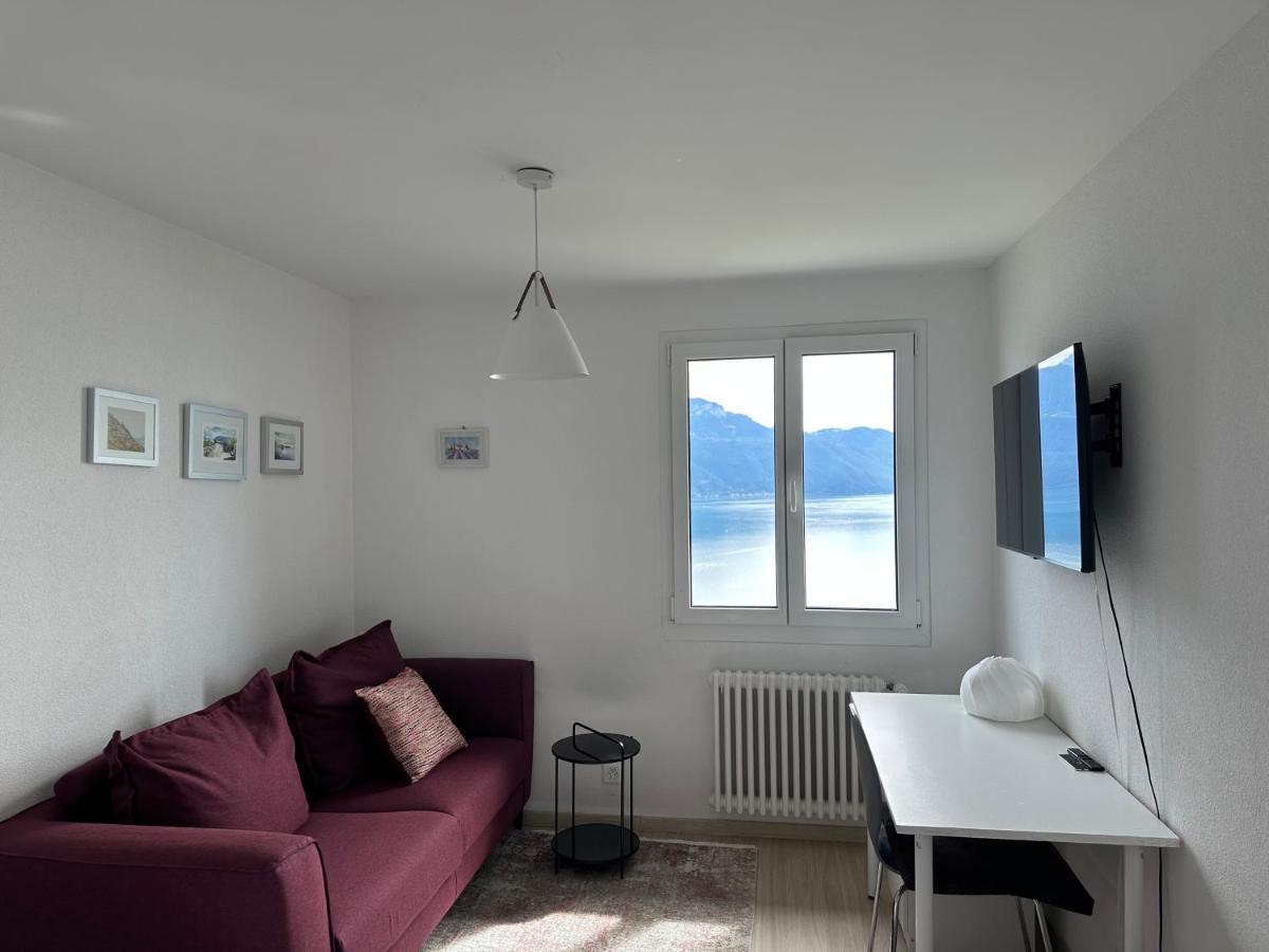 Room With 360° View Overlooking Lake Geneva And Alps Puidoux Eksteriør billede