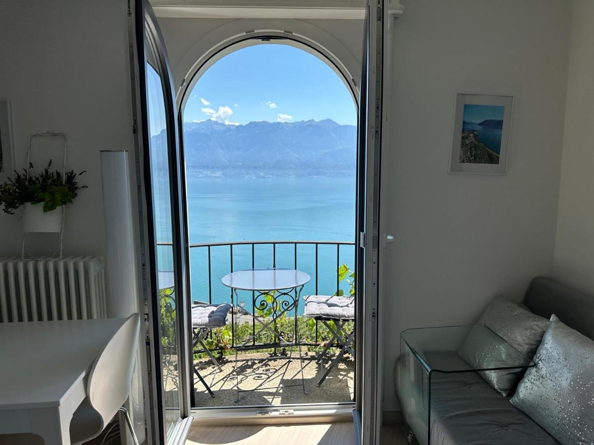 Room With 360° View Overlooking Lake Geneva And Alps Puidoux Eksteriør billede